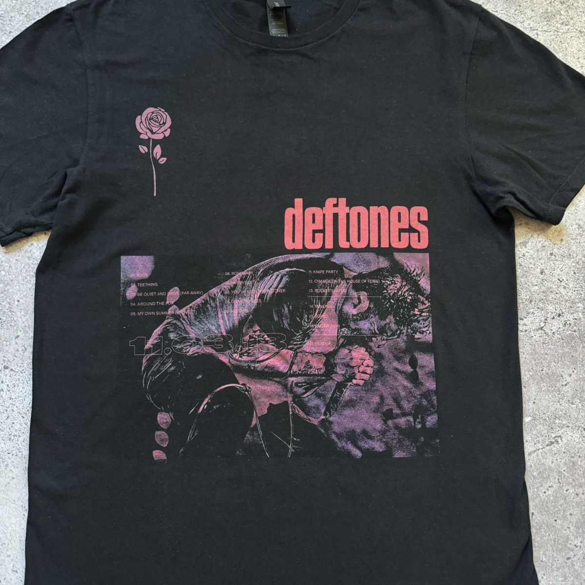 Band Tees deftones black T-Shirt Size US M / EU 48-50 / 2 - 3 Thumbnail