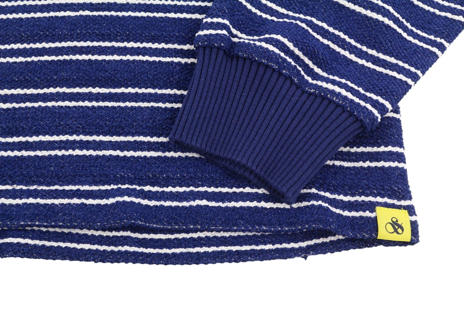 Scotch & Soda M Blue Striped Soft Material Crew Neck Pull On 91031 Size US M / EU 48-50 / 2 - 6 Thumbnail