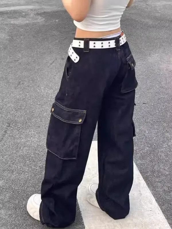 Japanese Brand × Jean Retro loose pocket high street jeans Size US 32 / EU 48 - 5 Thumbnail