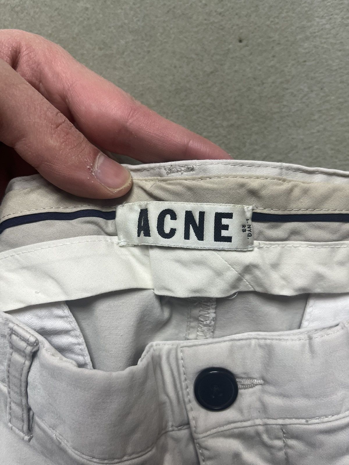Acne Studios Khaki Tan Slim Fit Chino Patns Size US 30 / EU 46 - 6 Thumbnail