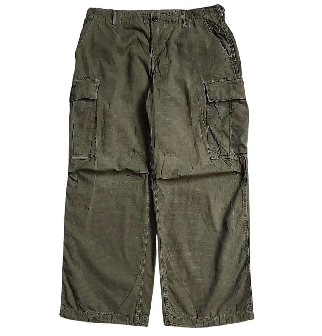 Orslow Vintage US Army Combat Tropical OG 107 Ripstop Trousers Size US 32 / EU 48 - 1 Thumbnail