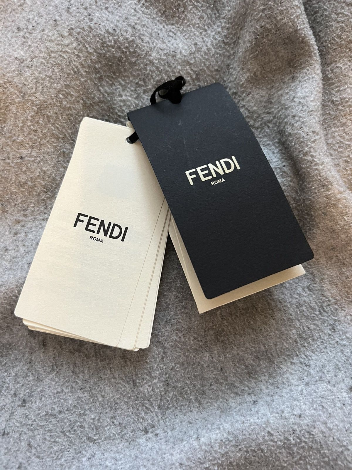 Fendi Fendi Black Logo Jeans Size US 31 - 8 Thumbnail