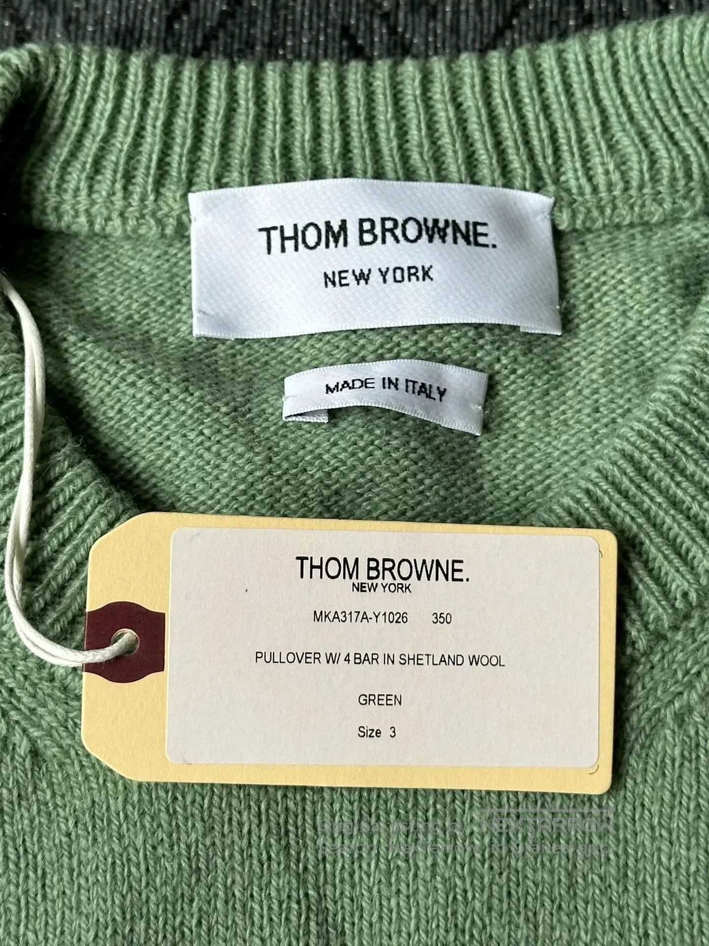Thom Browne Thom Browne Green Sweater Size 3. Size US S / EU 44-46 / 1 - 3 Thumbnail