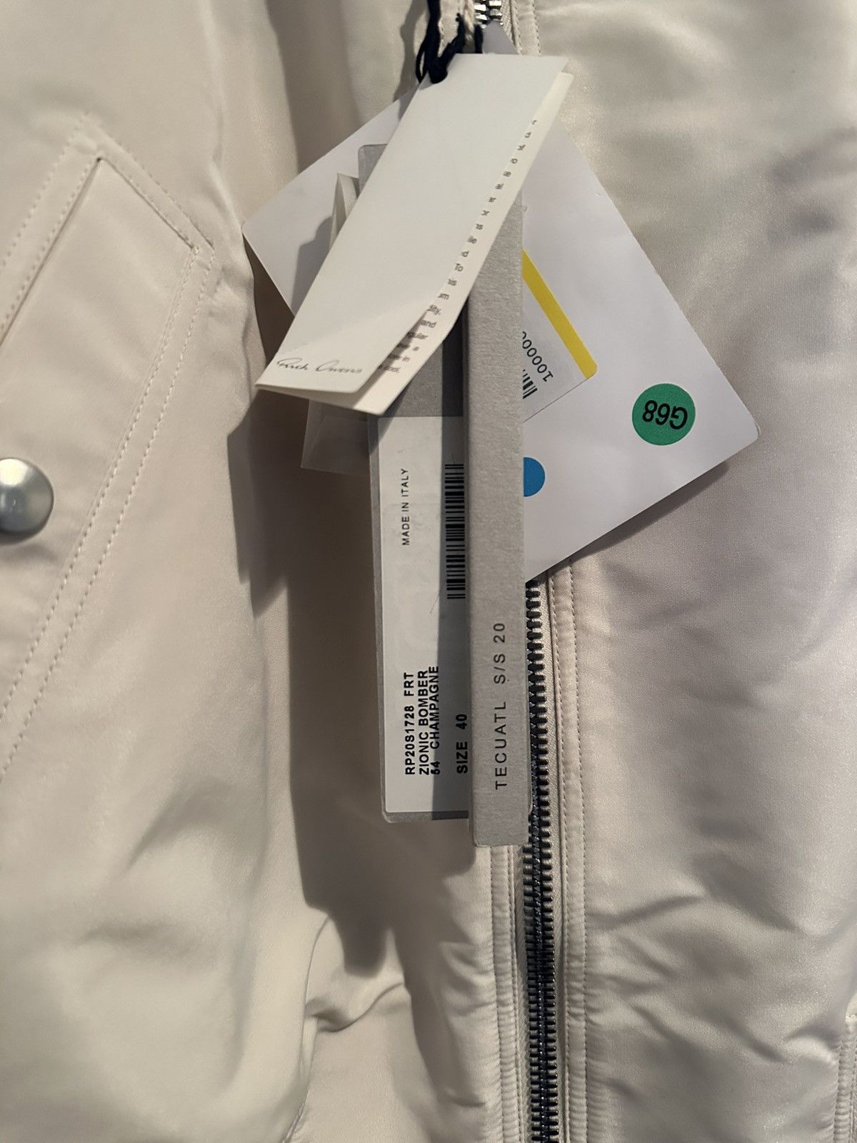 Rick Owens Rick Owens Zionic Bomber Size US XXS / EU 40 - 4 Thumbnail