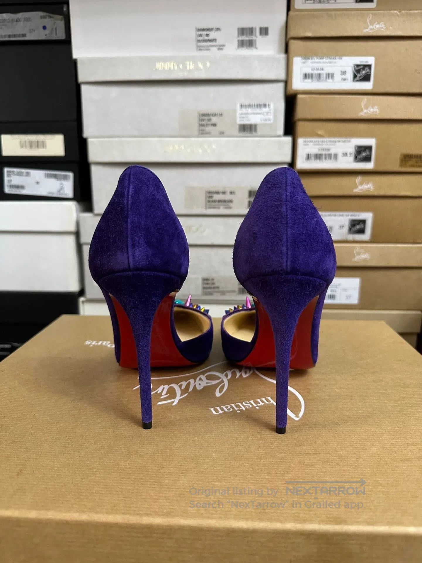 Christian Louboutin Christian Louboutin Color Stud Limited Heels. Size US 5 / IT 35 - 5 Thumbnail