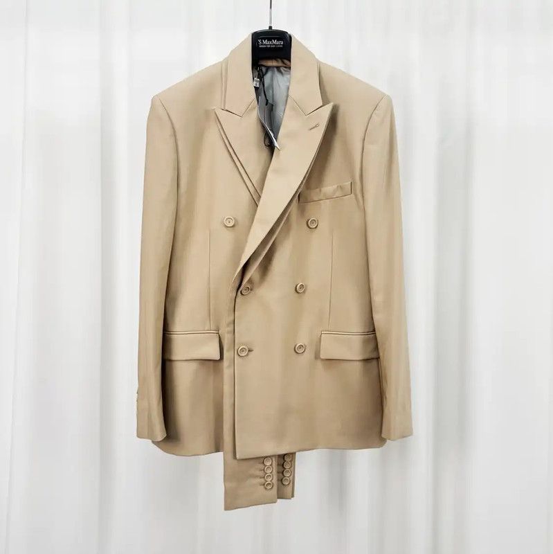 Dior Khaki Wool Men's Long Coat 0089