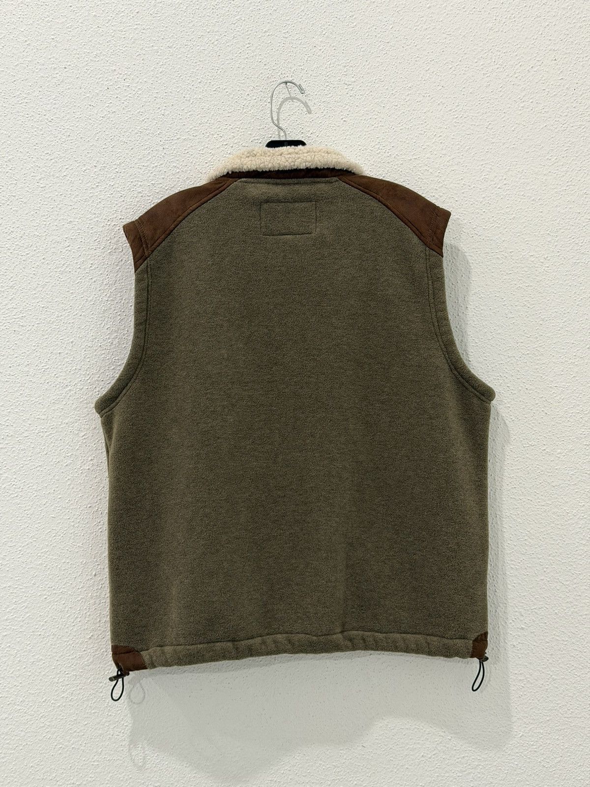 Orvis Orvis Leather Trim Pile Fleece Sherpa Vest Size Medium Size US M / EU 48-50 / 2 - 3 Thumbnail