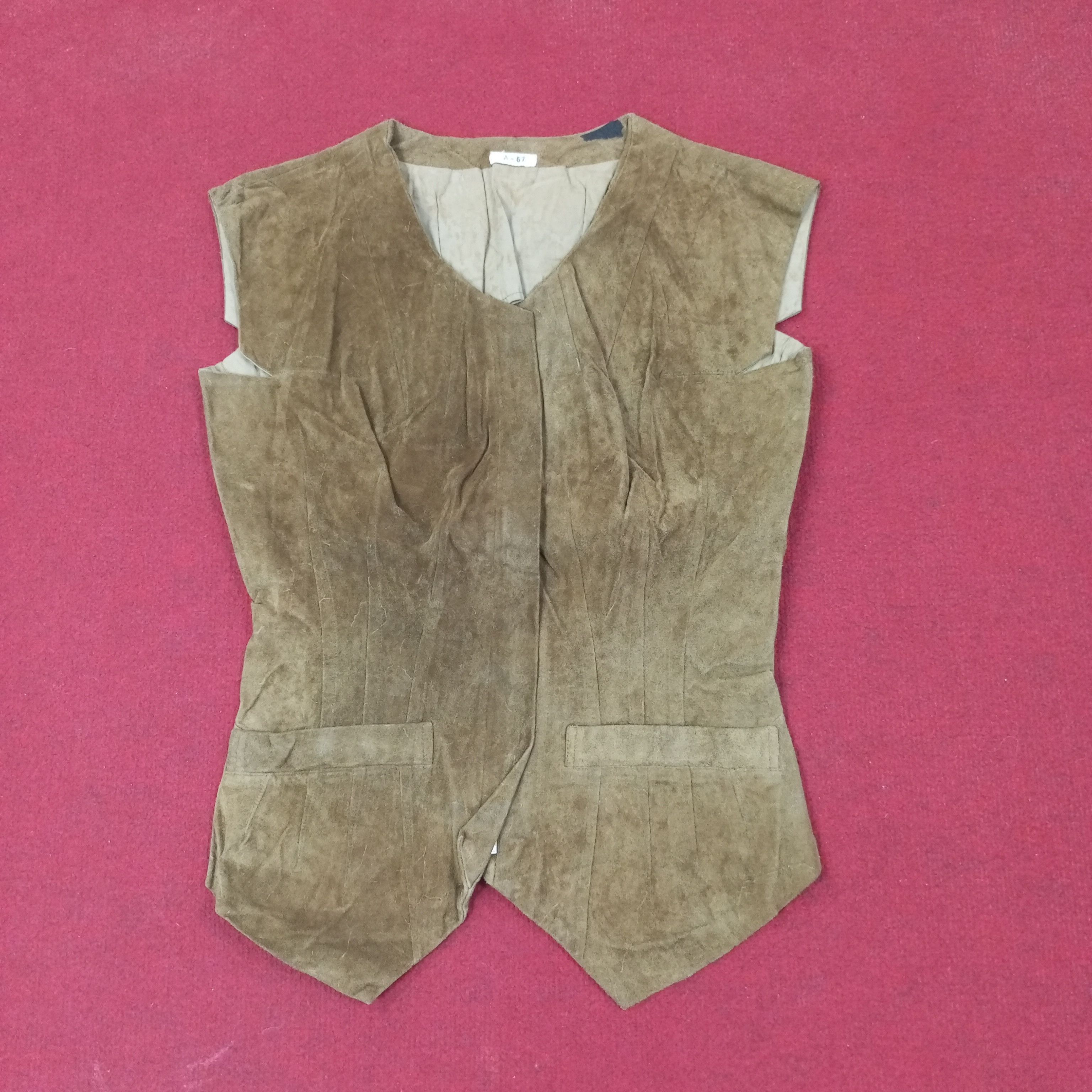 Vintage A-57 Fashion Style Vest c242n7 Size US S / EU 44-46 / 1 - 1 Thumbnail