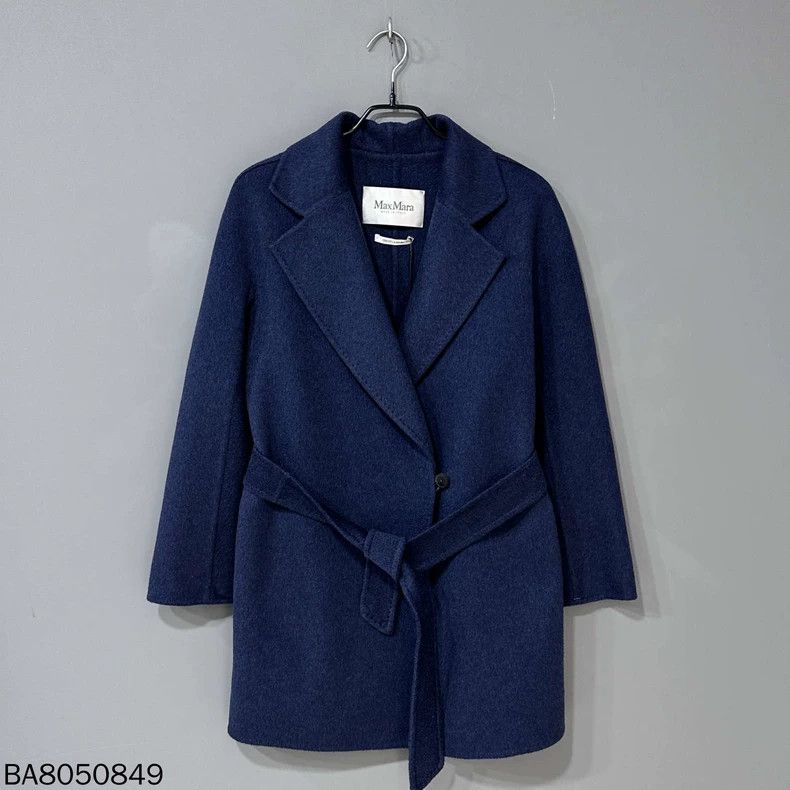 Max Mara Max Mara Blue pure cashmere coat Size M / US 6-8 / IT 42-44 - 1 Thumbnail