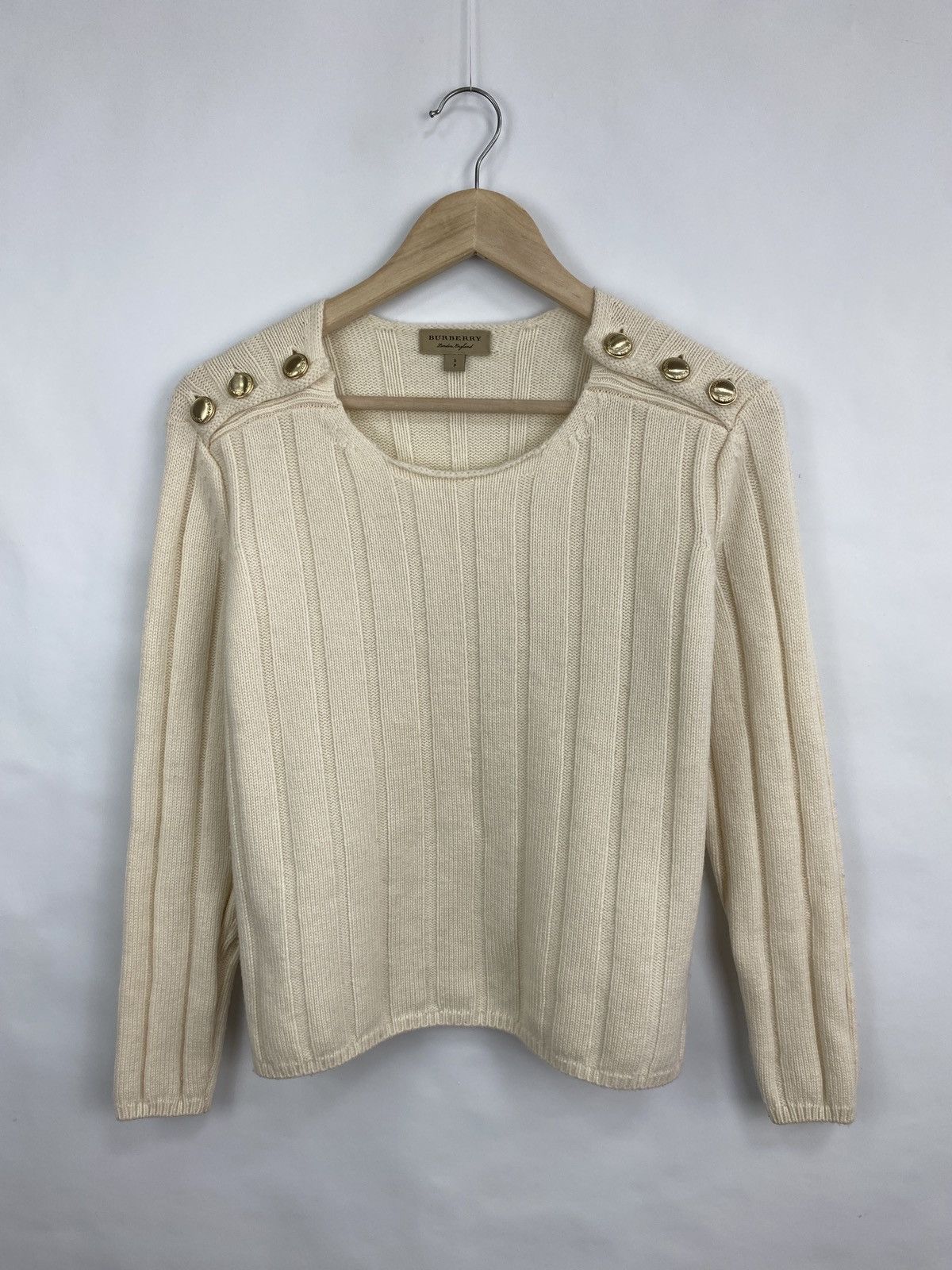 Burberry Burberry London England Cashmere Sweaters Y2K Rare Retro Size S / US 4 / IT 40 - 3 Thumbnail