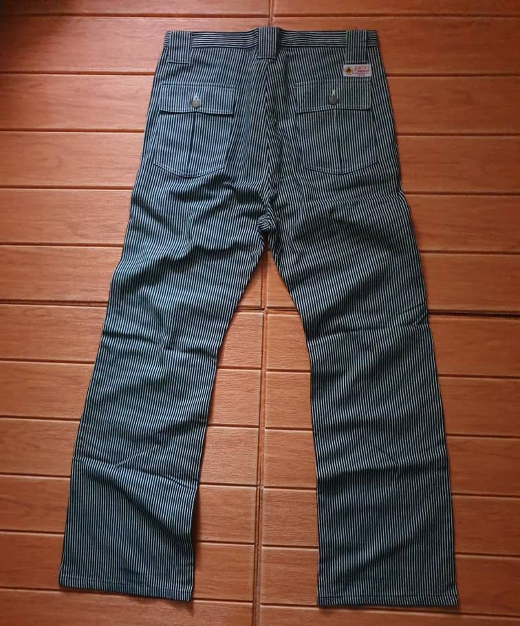 Smith's American 💥Hickory stripe Smith Japanese style Bush pant Size US 33 - 13 Thumbnail
