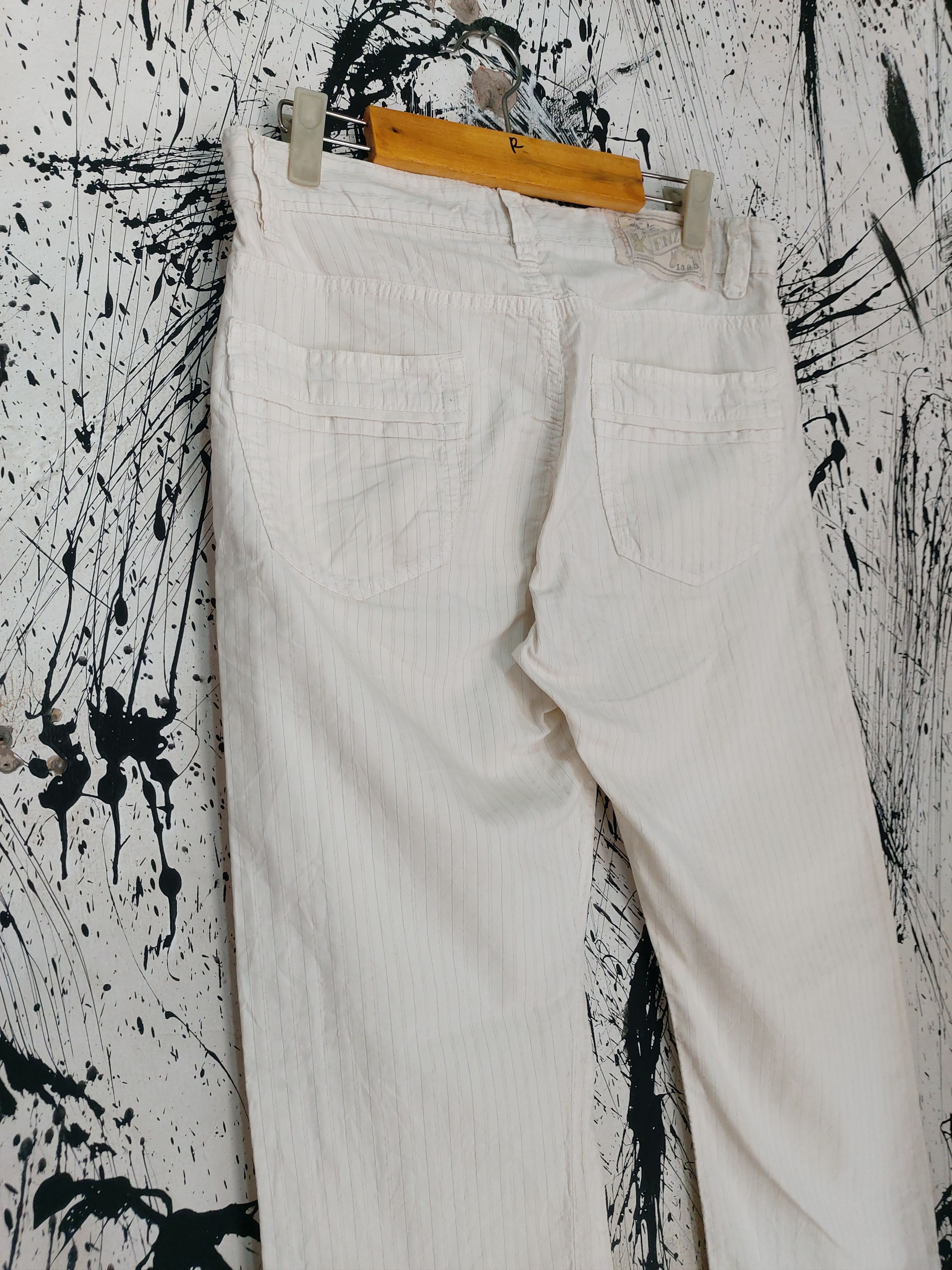 Kenzo 80'S KENZO HOME CASUAL STRIPE TROUSER PANTS Size US 33 - 9 Thumbnail