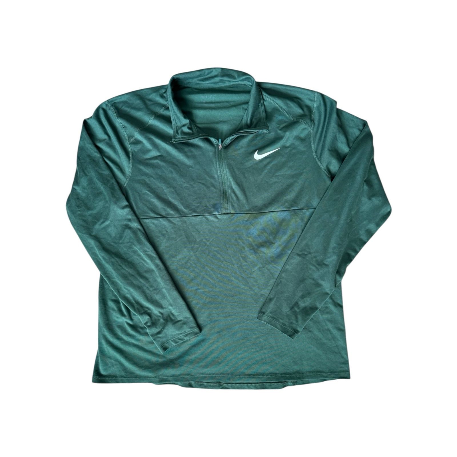 Nike Nike Dri-FIT Quarter Zip Pullover XL Green Athletic Shirt Size US XL / EU 56 / 4 - 1 Thumbnail