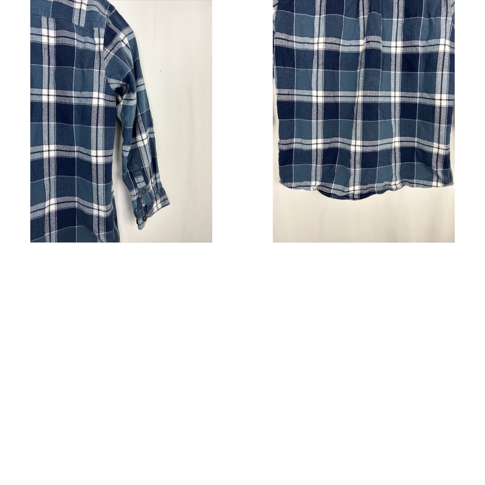Vintage VINTAGE Anchorage Expedition Flannel Shirt Mens XL Blue White 100% Cotton Heavy Long Sleeve Button-Up Size US XL / EU 56 / 4 - 9 Thumbnail