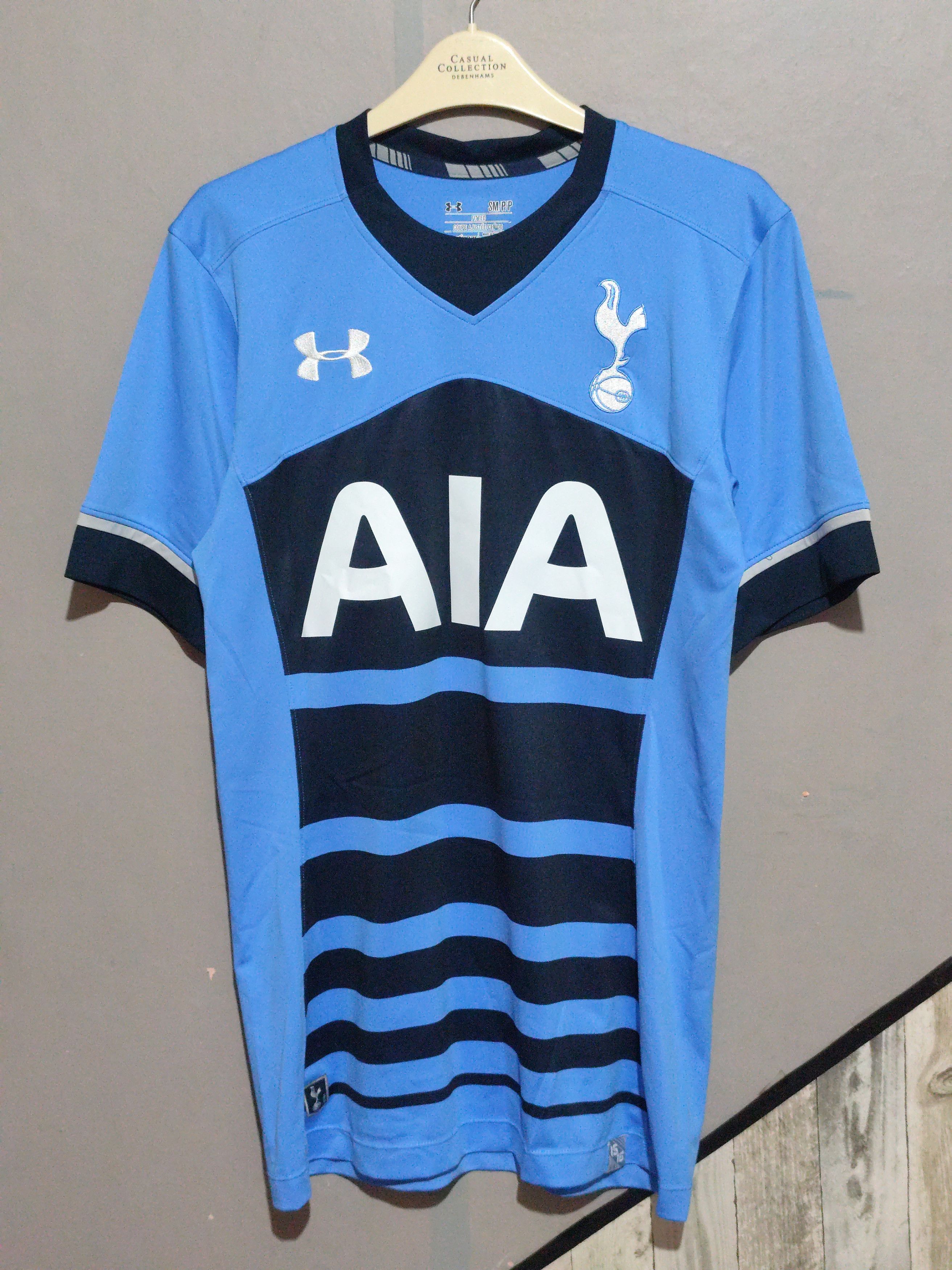 Under Armour Rare🔥2015/16 #7 SON Heung Min Tottenham Hotspur Away Jersey Size US S / EU 44-46 / 1 - 2 Thumbnail