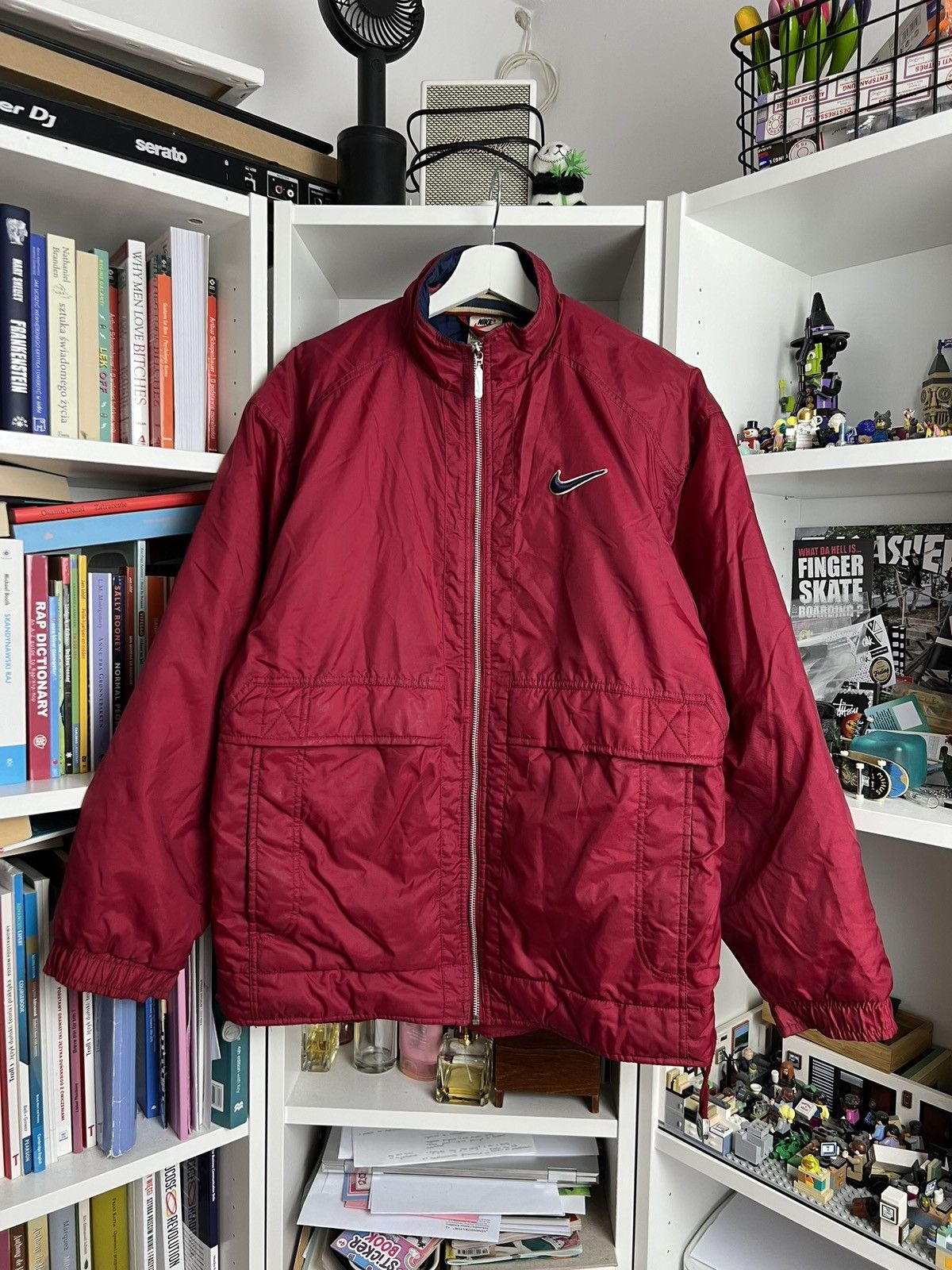 Nike × Vintage Vintage 90s Nike windbrekaer light jacket M sportswear retro Size US M / EU 48-50 / 2 - 2 Thumbnail