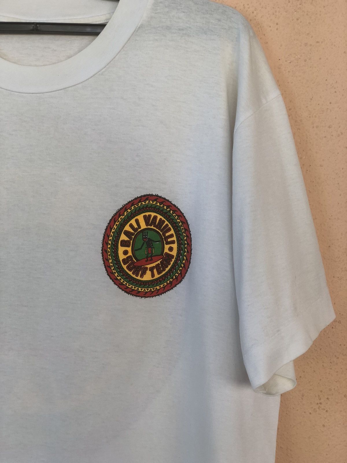 Vintage Vintage 90s BALI VANILLI surf team Surfing Tee Size US XL / EU 56 / 4 - 5 Thumbnail