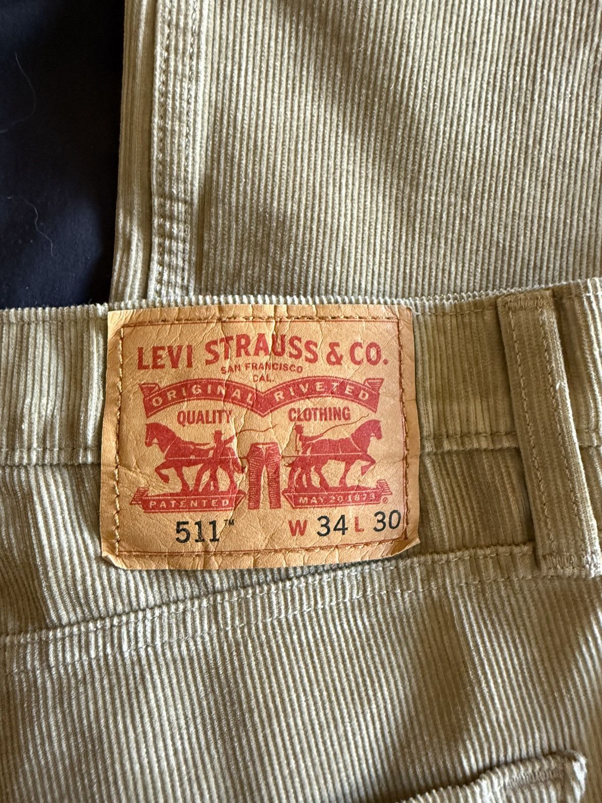 Levi's 511 corduroy jeans Size US 34 / EU 50 - 3 Thumbnail