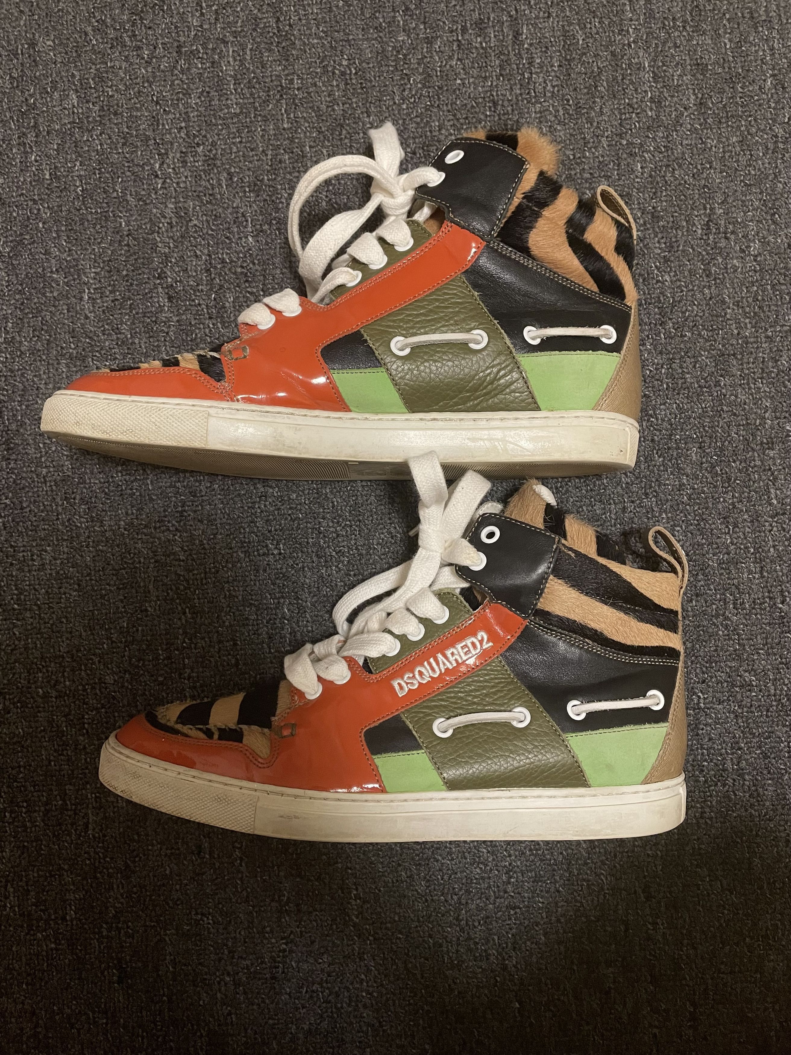 Dsquared2 Dsquared2 fur stitching Sneakers shoes size 41/US8 Size US 8 / EU 41 - 6 Thumbnail