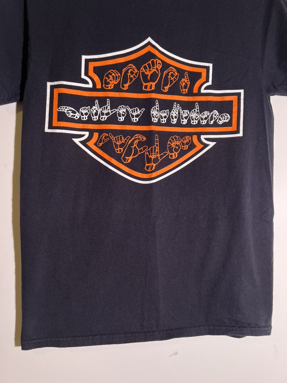 Vintage Y2K 2000’s VTG Vintage Harley Davidson ASL Sign Retro Shirt Size US S / EU 44-46 / 1 - 4 Thumbnail