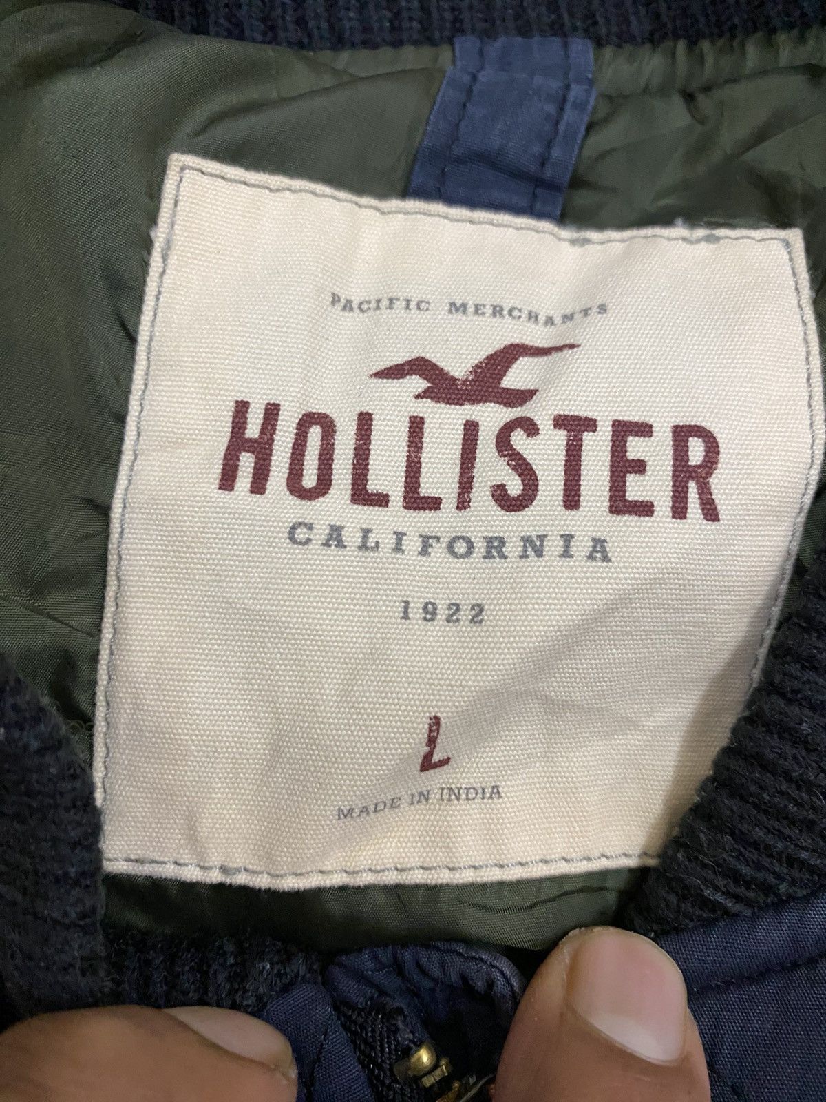 Hollister Vtg Hollister Bomber Quilted Jacket Size US L / EU 52-54 / 3 - 12 Thumbnail