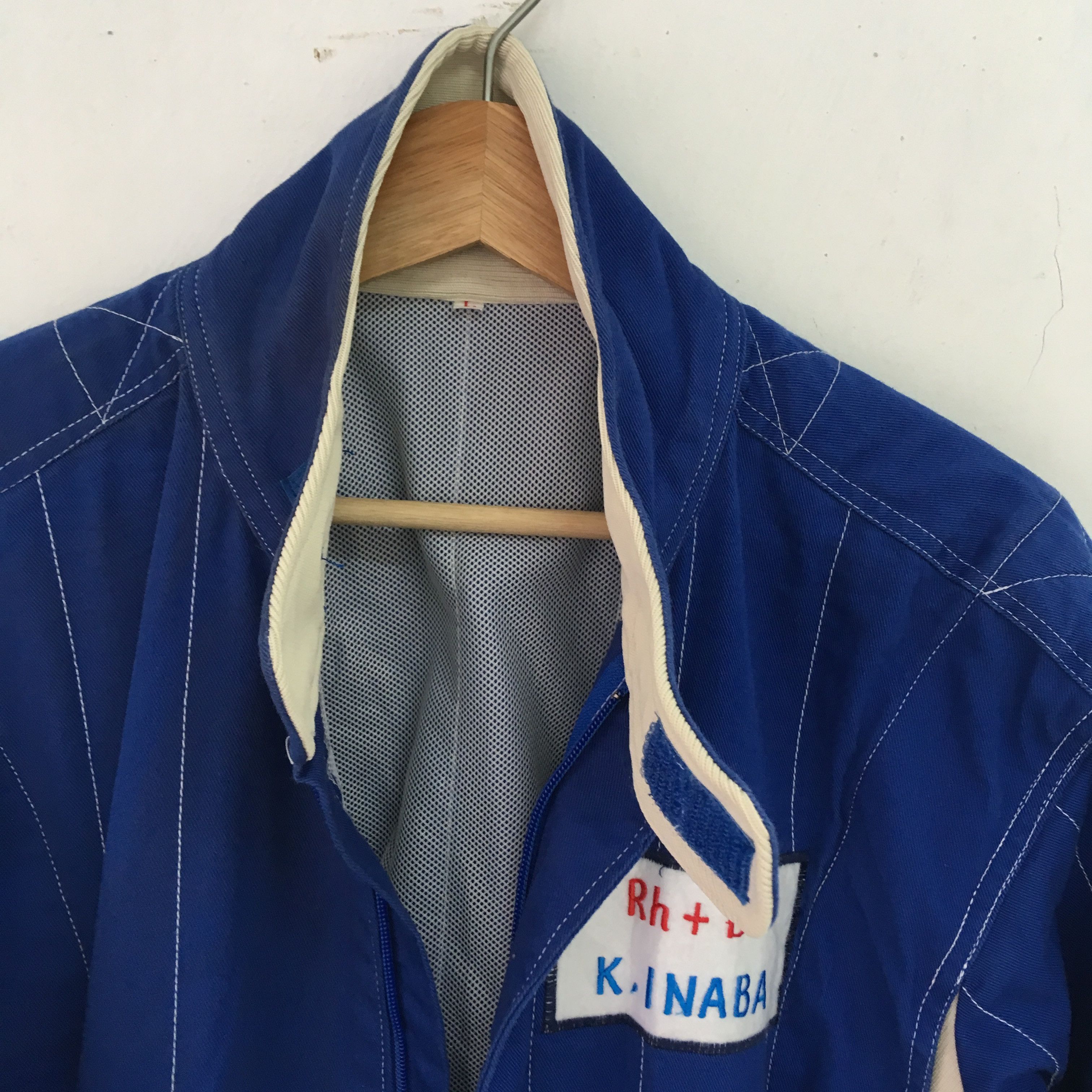Japanese Brand × Vintage Vintage 90's Blue Workwear Coveralls Japan Size US L / EU 52-54 / 3 - 8 Thumbnail
