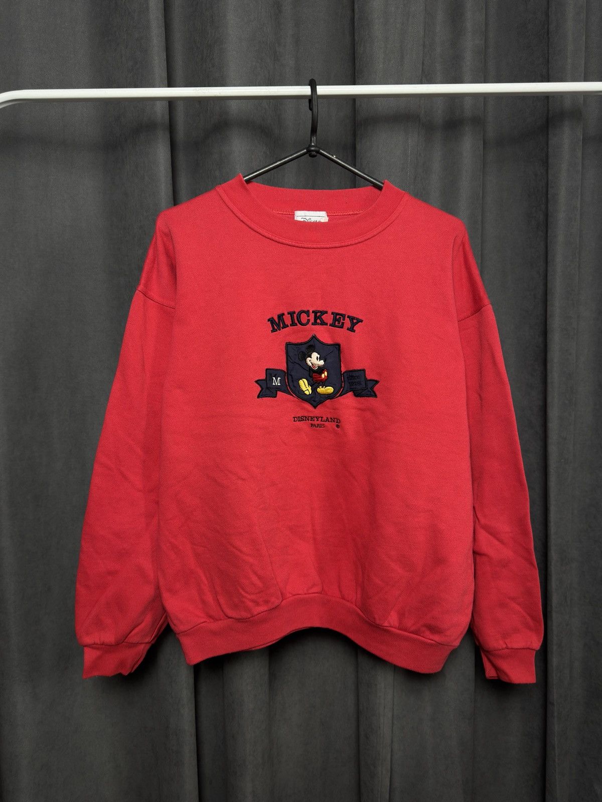 Mickey Mouse × Vintage Vintage 1990s Mickey Embroidered Crewneck Sweatshirt Sweater Size US L / EU 52-54 / 3 - 1 Thumbnail