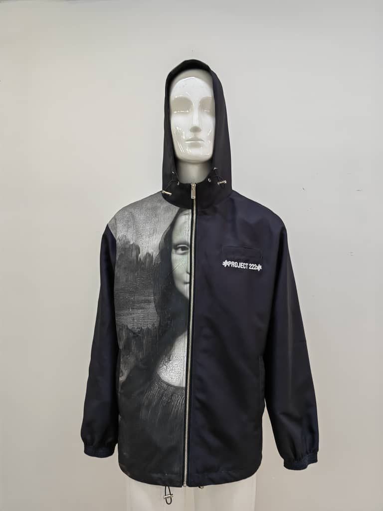 Vintage Project 222 Mona Lisa Windbreaker Jacket Size US L / EU 52-54 / 3 - 2 Thumbnail