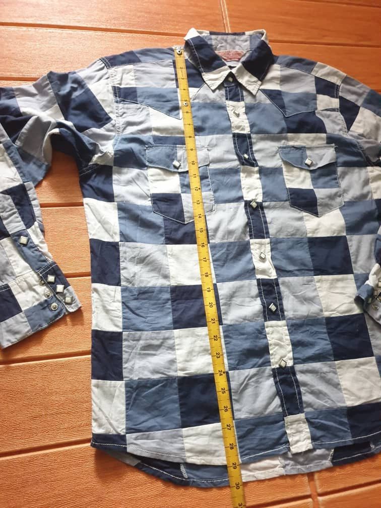 Japanese Brand × PPFM 💥Lucky store patchwork Japanese brand western shirt Size US XL / EU 56 / 4 - 9 Thumbnail