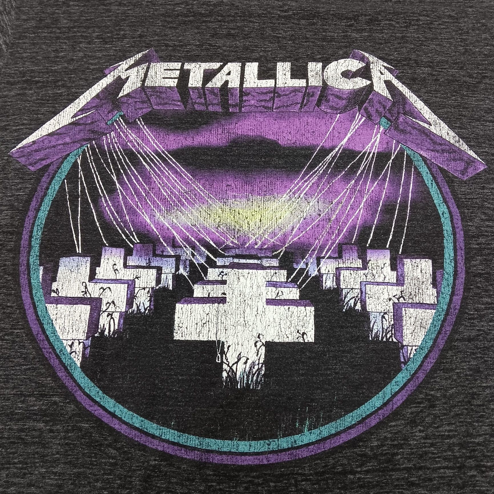 Vintage Metallica Master Of Puppets Shirt Rock Band Small Heavy Metal Music Cemetary Size US S / EU 44-46 / 1 - 2 Thumbnail