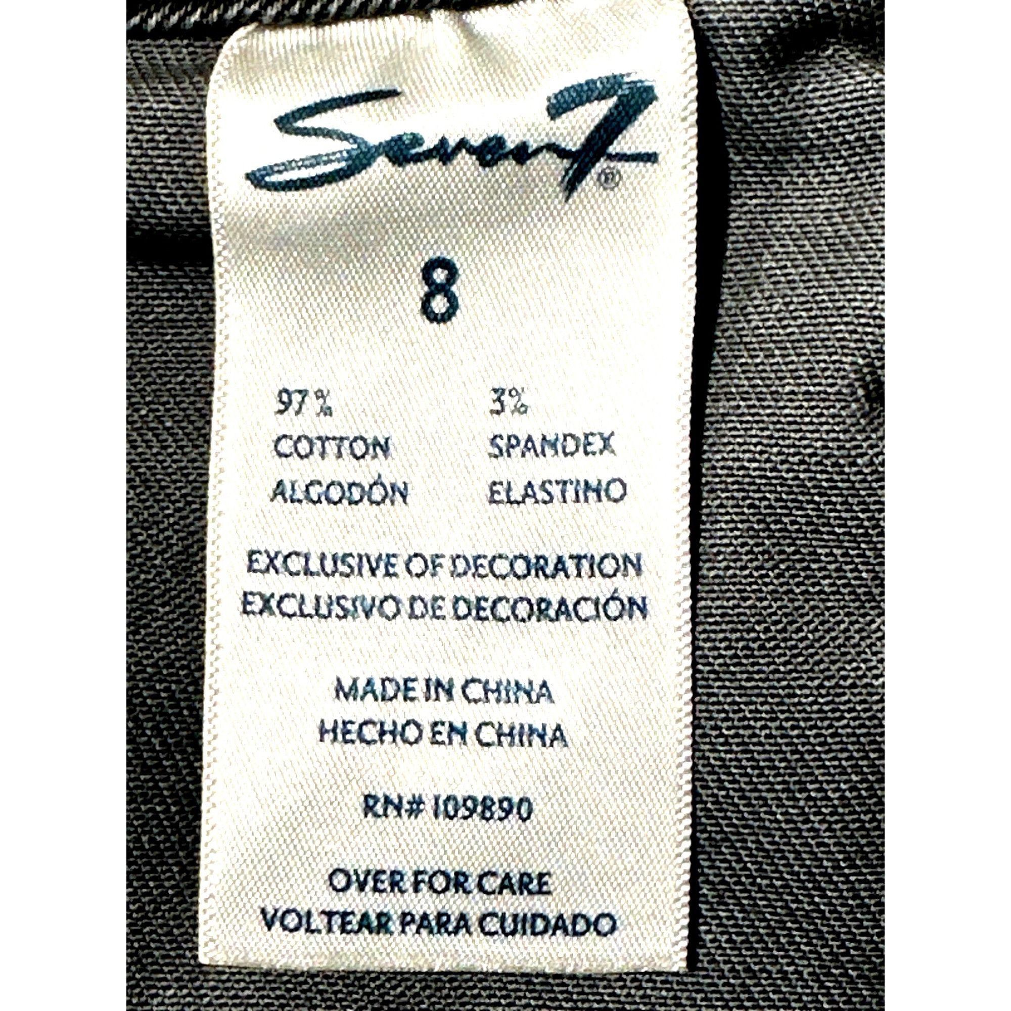 Seven 7 Seven7 Utility Camouflage Denim Mid Rise Slim Straight Jeans Size 30" / US 8 / IT 44 - 4 Thumbnail