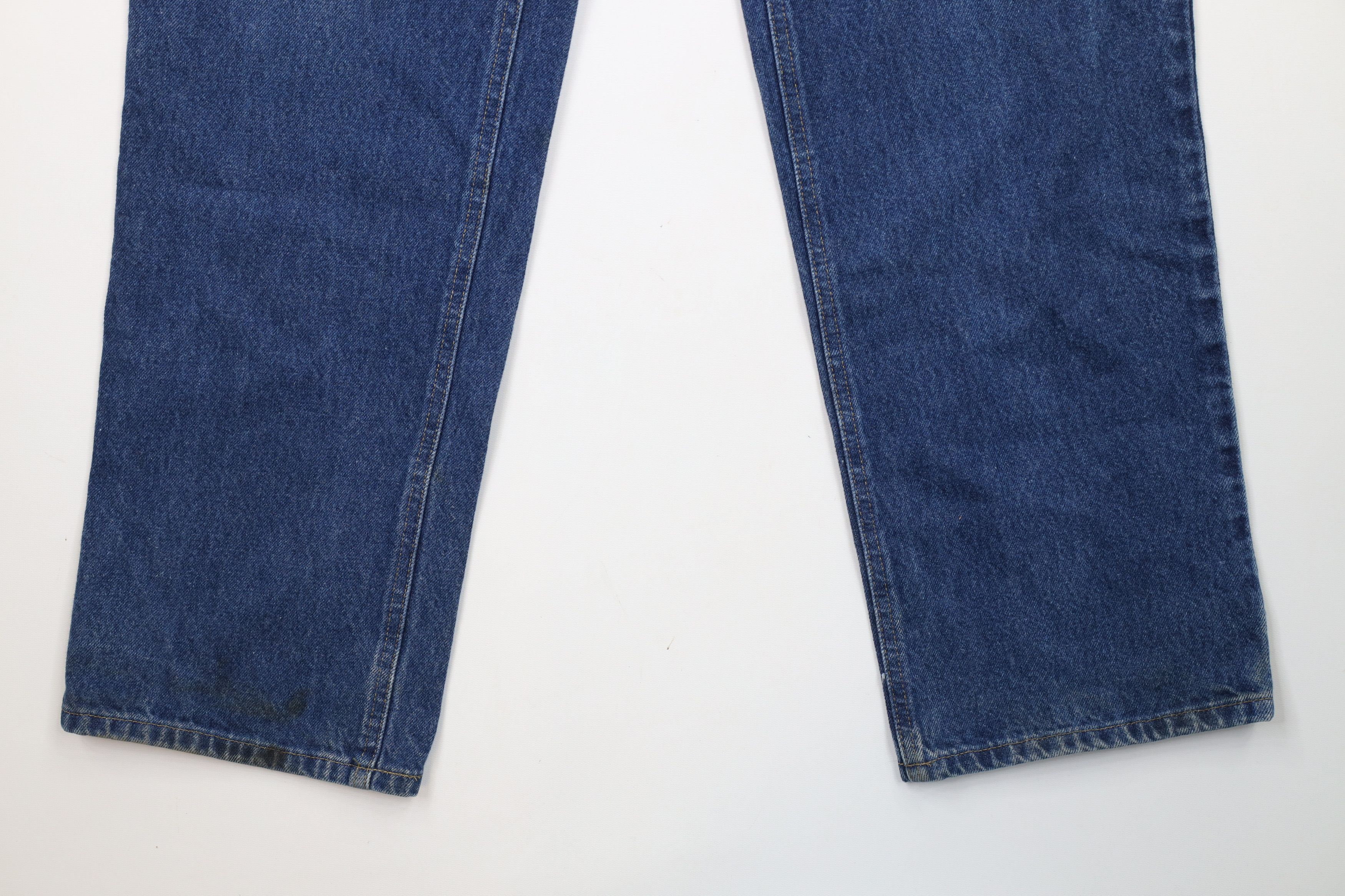 Carhartt × Vintage Vintage Carhartt Spell Out Relaxed Fit Denim Jeans Blue Size US 38 / EU 54 - 4 Thumbnail