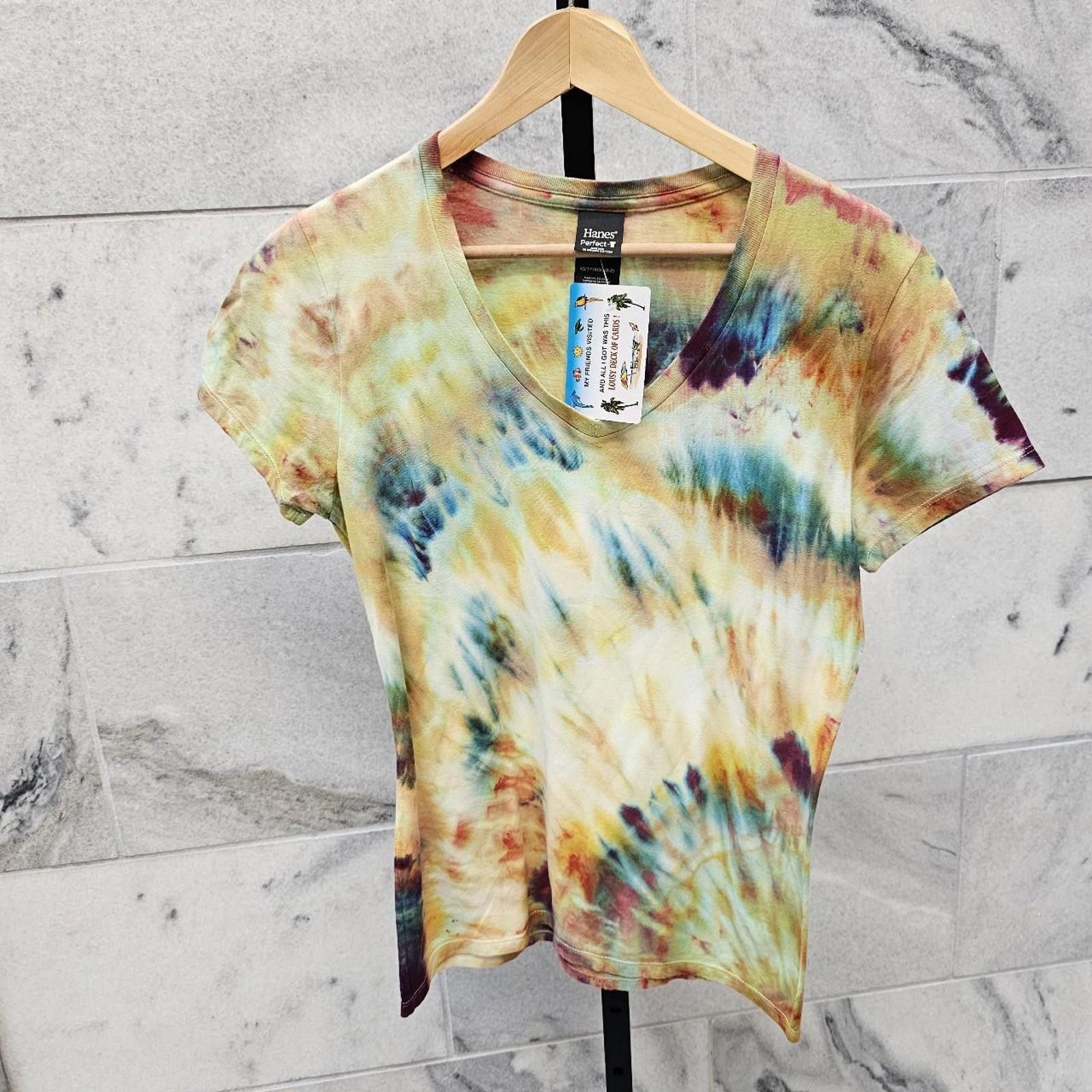 Hanes Hanes Tie-Dye Multicolored T-shirt Size XS / US 0-2 / IT 36-38 - 1 Thumbnail