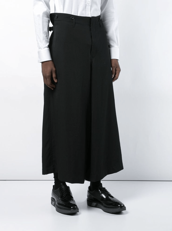 Yohji Yamamoto Yohji Yamamoto Pour Homme - Wool Wide Suspender Pants Size US 30 / EU 46 - 10 Thumbnail