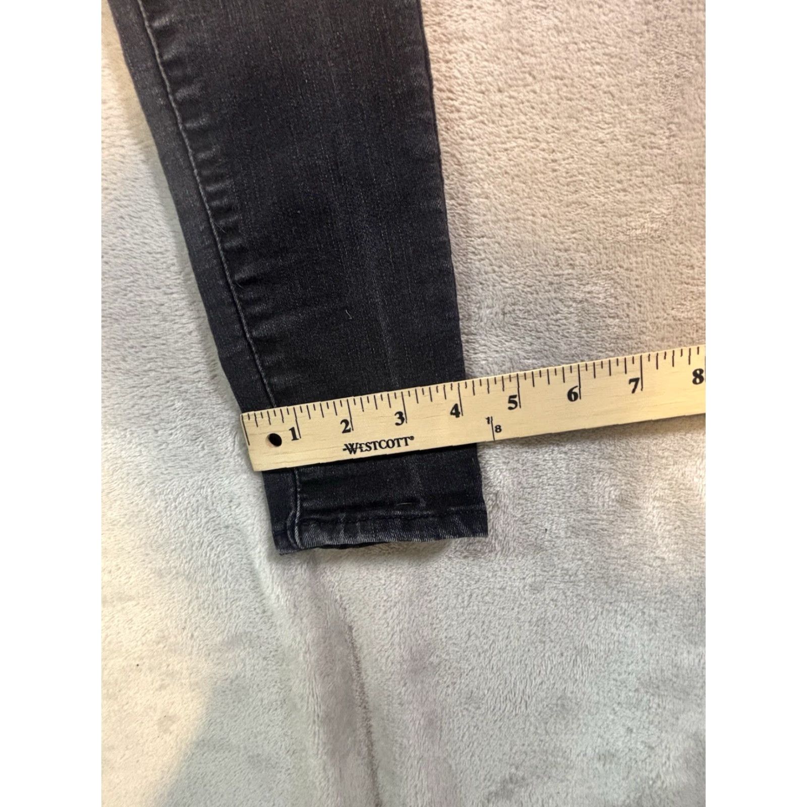 Levi's Levi's 720 Women's Black Denim Jeans High-Rise Super Skinny Size 27 Dark Inseam 30 Size 27" / US 4 / IT 40 - 7 Thumbnail