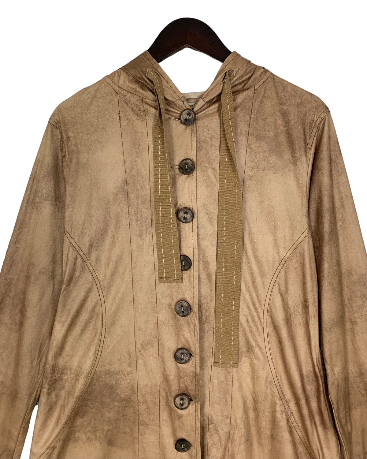 Designer Tensione in designer Made In Italy luxury long coat Size XS / US 0-2 / IT 36-38 - 2 Thumbnail