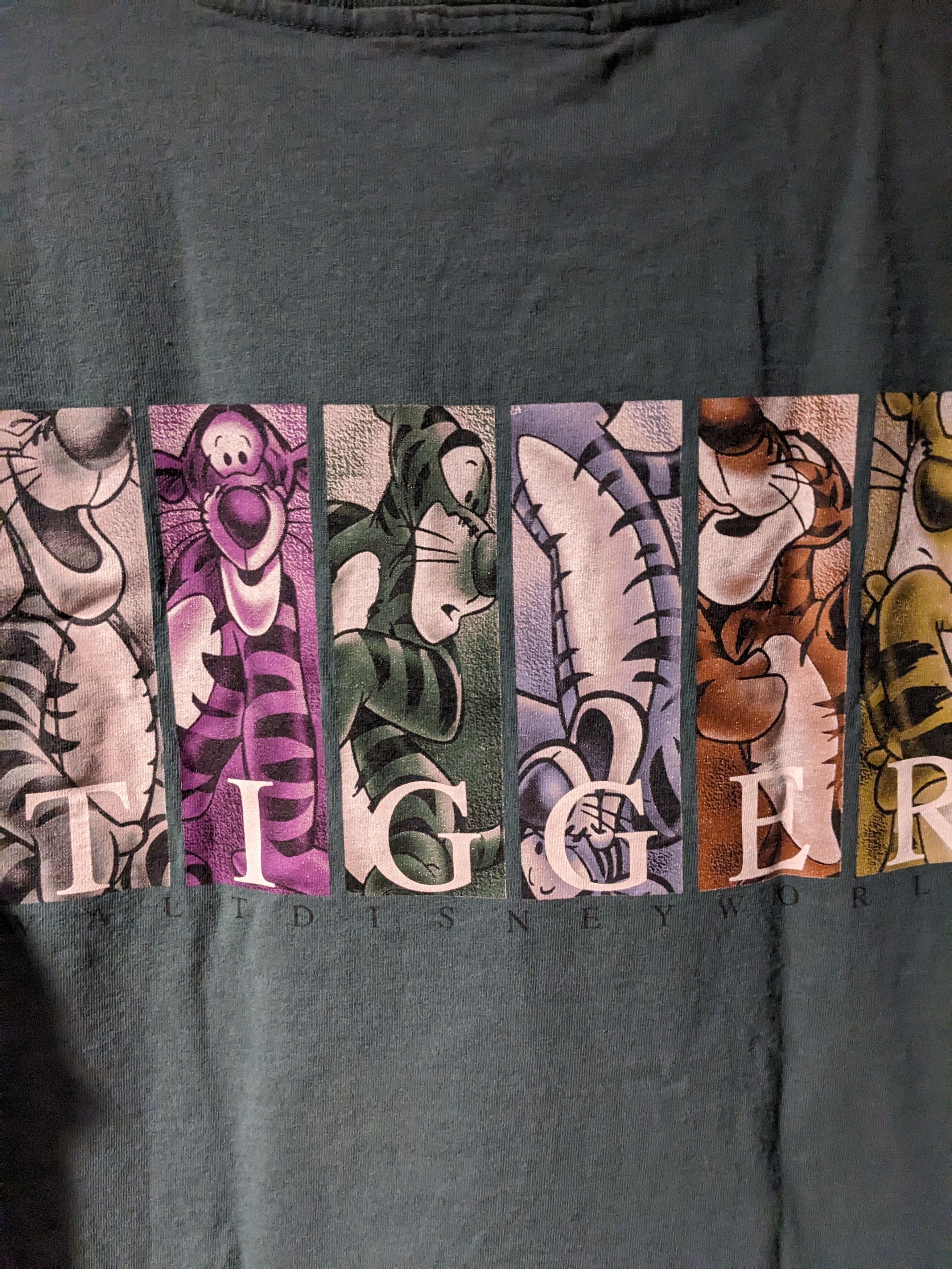 Disney × Vintage Vintage 90s Winnie the Pooh Tigger Cartoon Disney T-Shirt Size US L / EU 52-54 / 3 - 2 Thumbnail