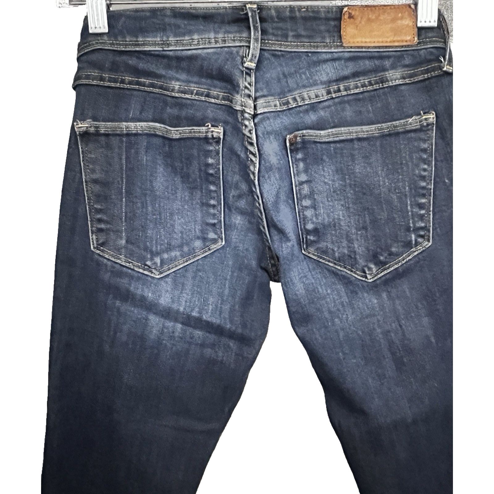 H&M H&M Super Skinny Low Waist Jeans Dark Wash 26/31 Stretch Size 26" / US 2 / IT 38 - 3 Thumbnail