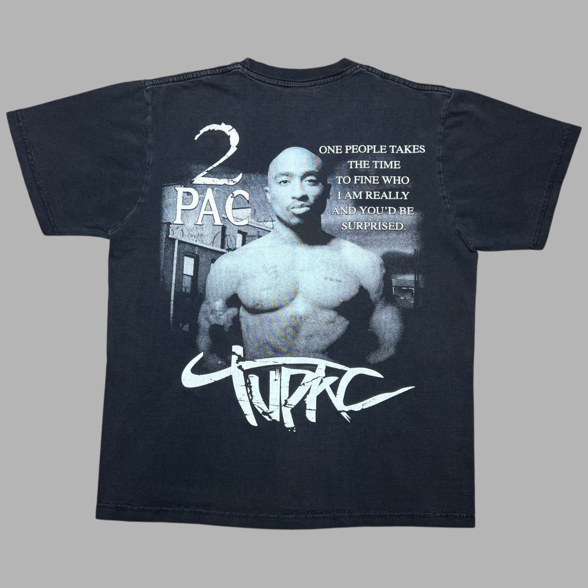 Rap Tees × Vintage Vtg 2000s Tupac Shakur 2Pac Rap Tee Double Sided Graphic Tee Size US M / EU 48-50 / 2 - 2 Thumbnail