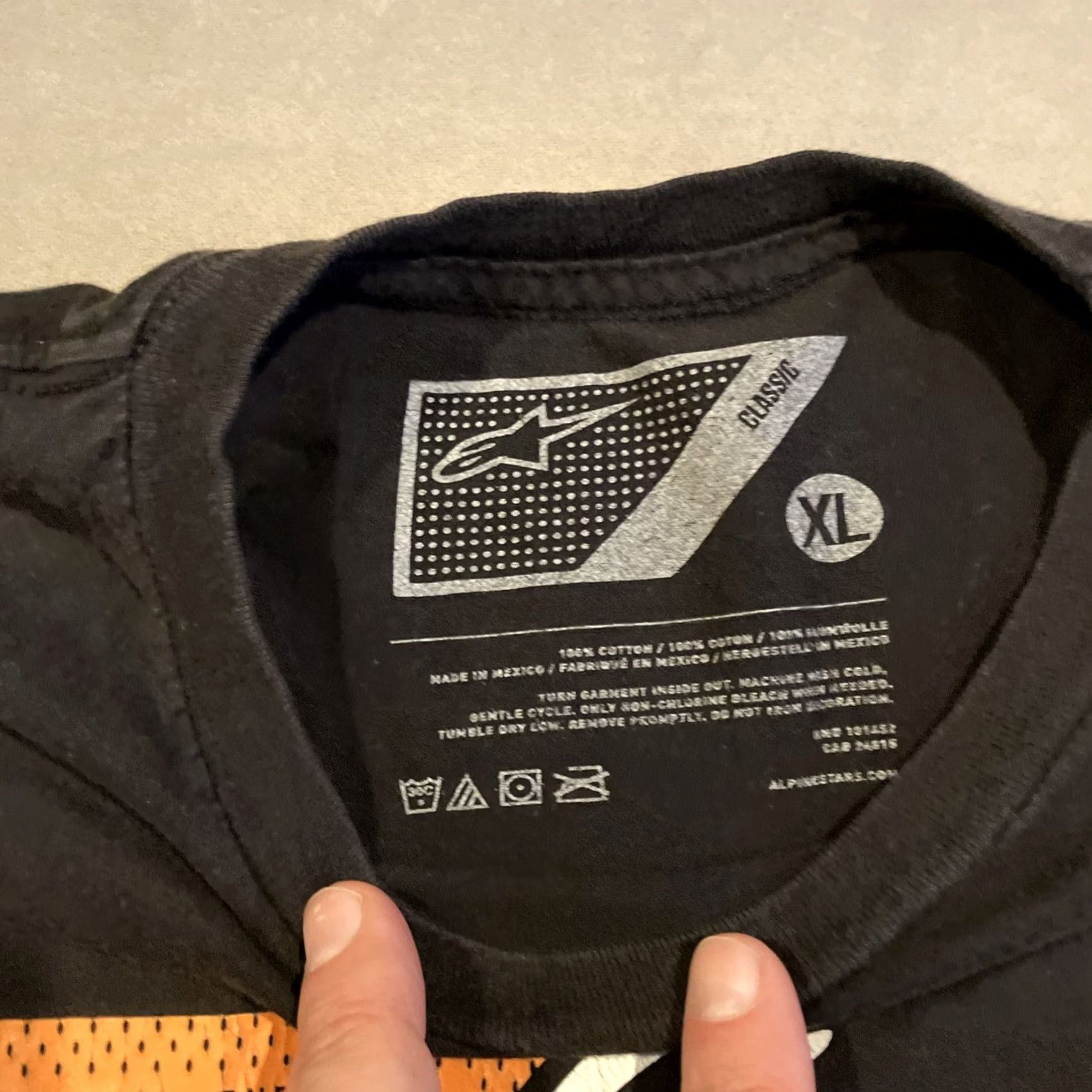 Alpinestars VINTAGE Alpinestars Shirt Mens XL Black WOW ASTARS Graphic Logo Short Sleeve Size US XL / EU 56 / 4 - 3 Thumbnail