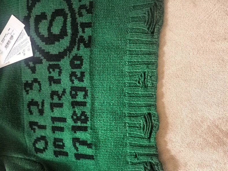 Maison Margiela Maison Margiela MM6 Margiela Green Knit Sweater-2507 Size US L / EU 52-54 / 3 - 5 Thumbnail