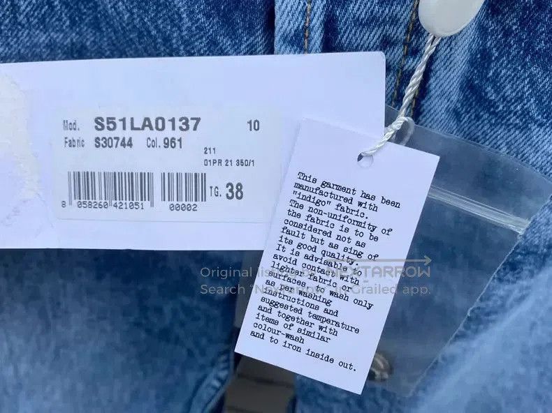 Maison Margiela Maison Margiela Washed Deconstructed Denim Pants. Size US 38 / EU 54 - 6 Thumbnail