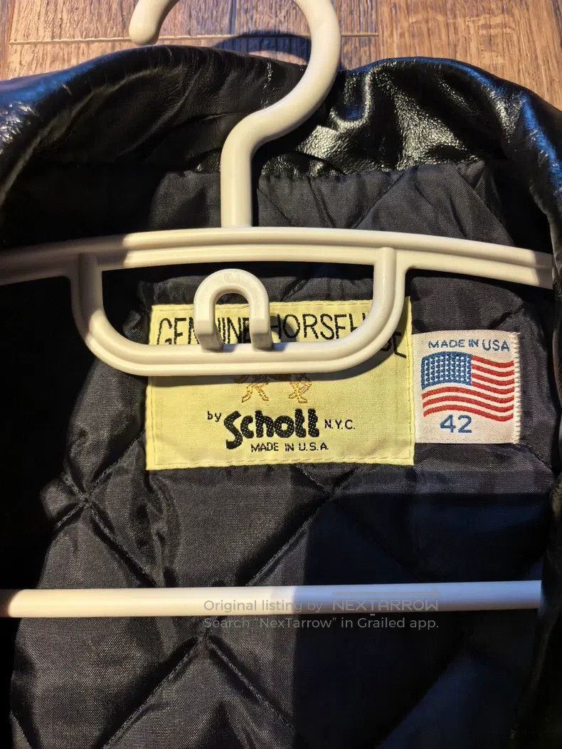 Schott Schott 689h Mahide Size US XL / EU 56 / 4 - 3 Thumbnail
