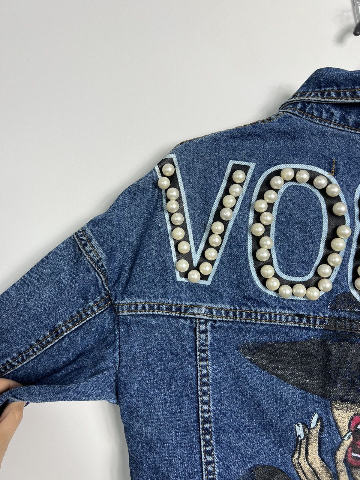 Vogue Denim Jacket Vogue Premium Quality Jeans Dilvin Print Size S / US 4 / IT 40 - 4 Thumbnail
