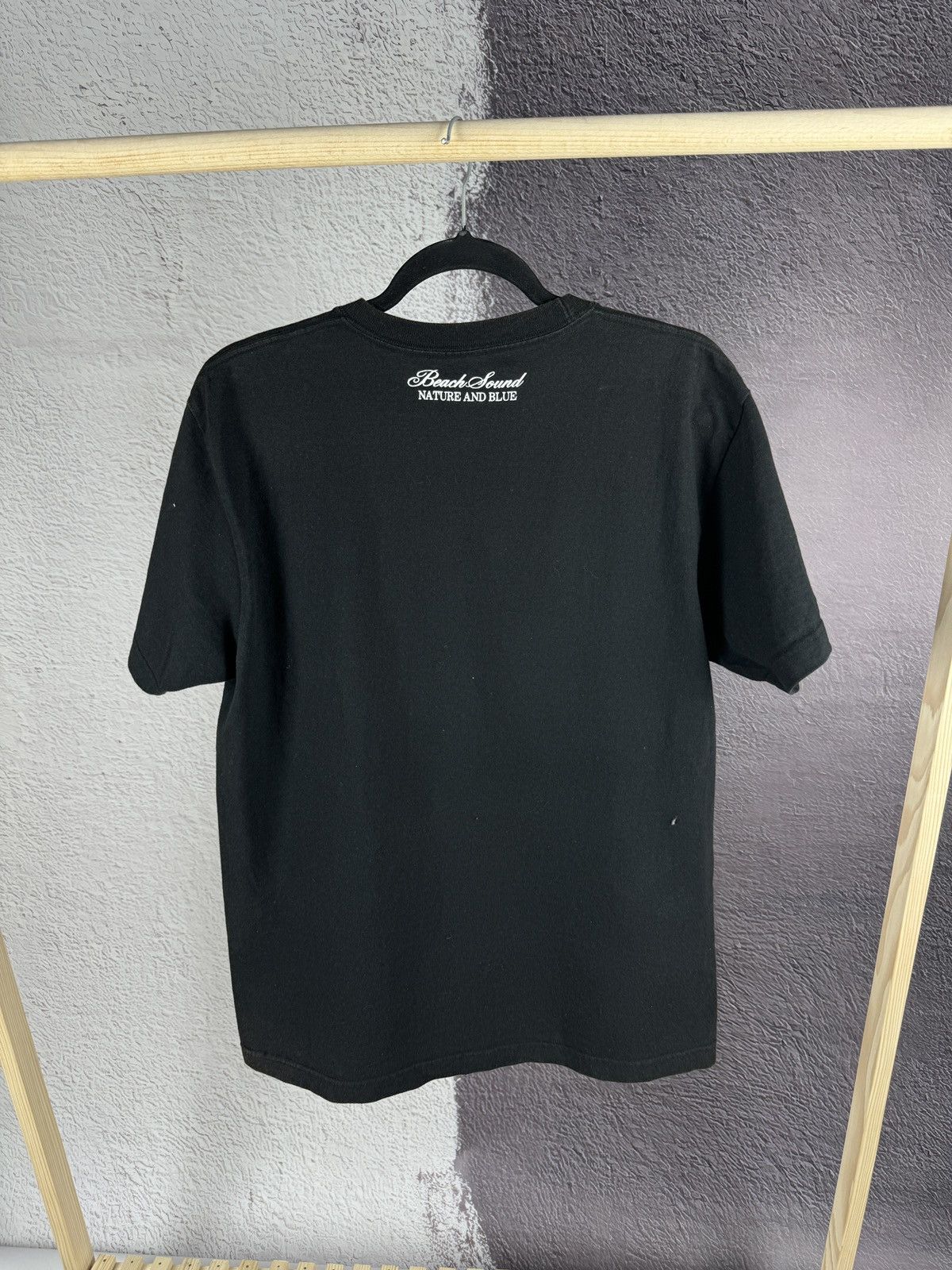 If Six Was Nine × Japanese Brand × Vintage Beach Sound nature and blue vintage black basic tee shirt Size US M / EU 48-50 / 2 - 2 Thumbnail