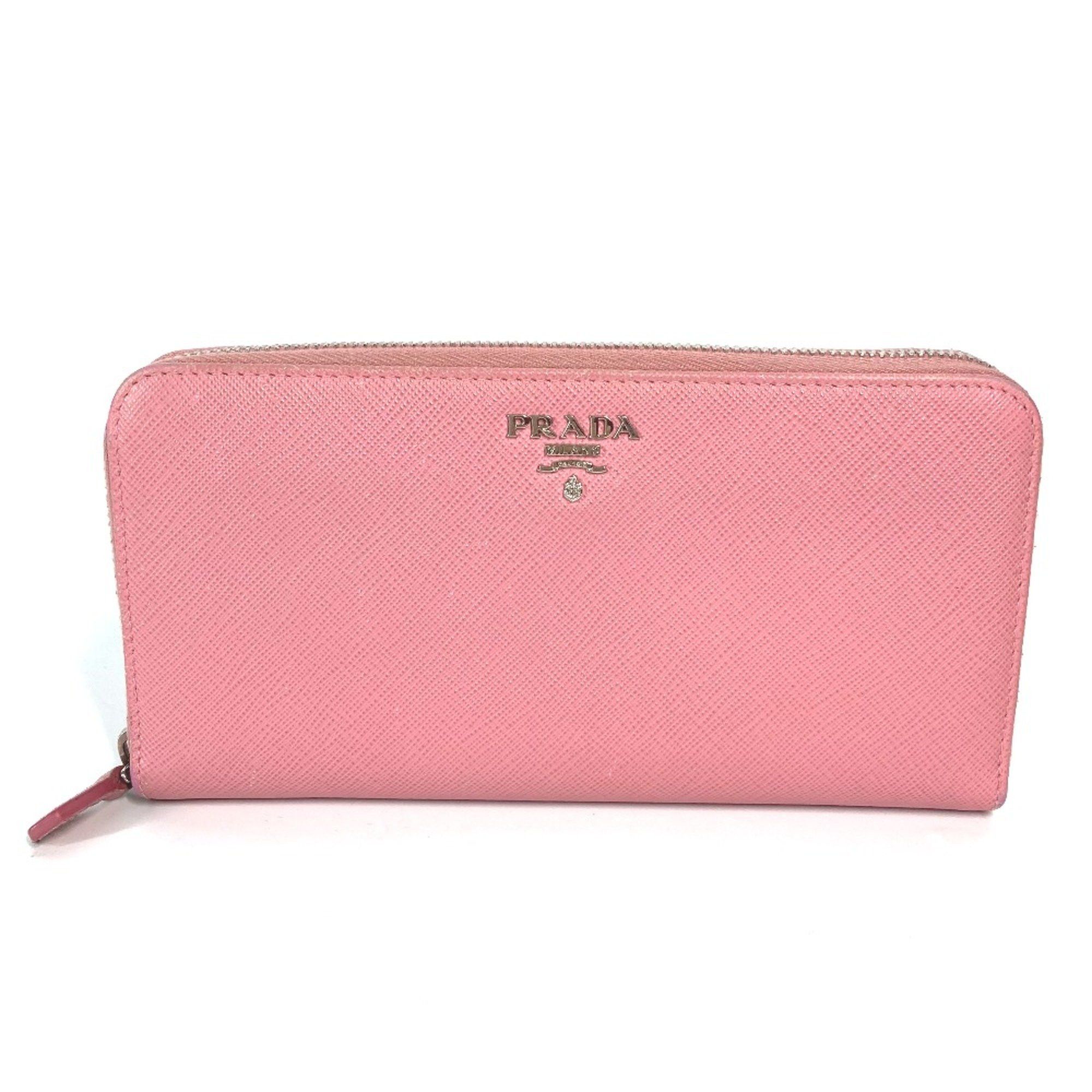 Prada PRADA Long wallet Zip Around Long Wallet pink Size ONE SIZE - 1 Thumbnail
