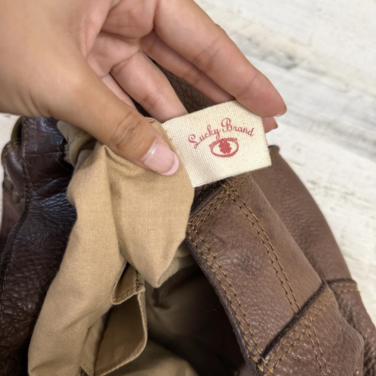 Lucky Brand Leather Lucky Brand Shoulder Western Indie Bag Size ONE SIZE - 7 Thumbnail