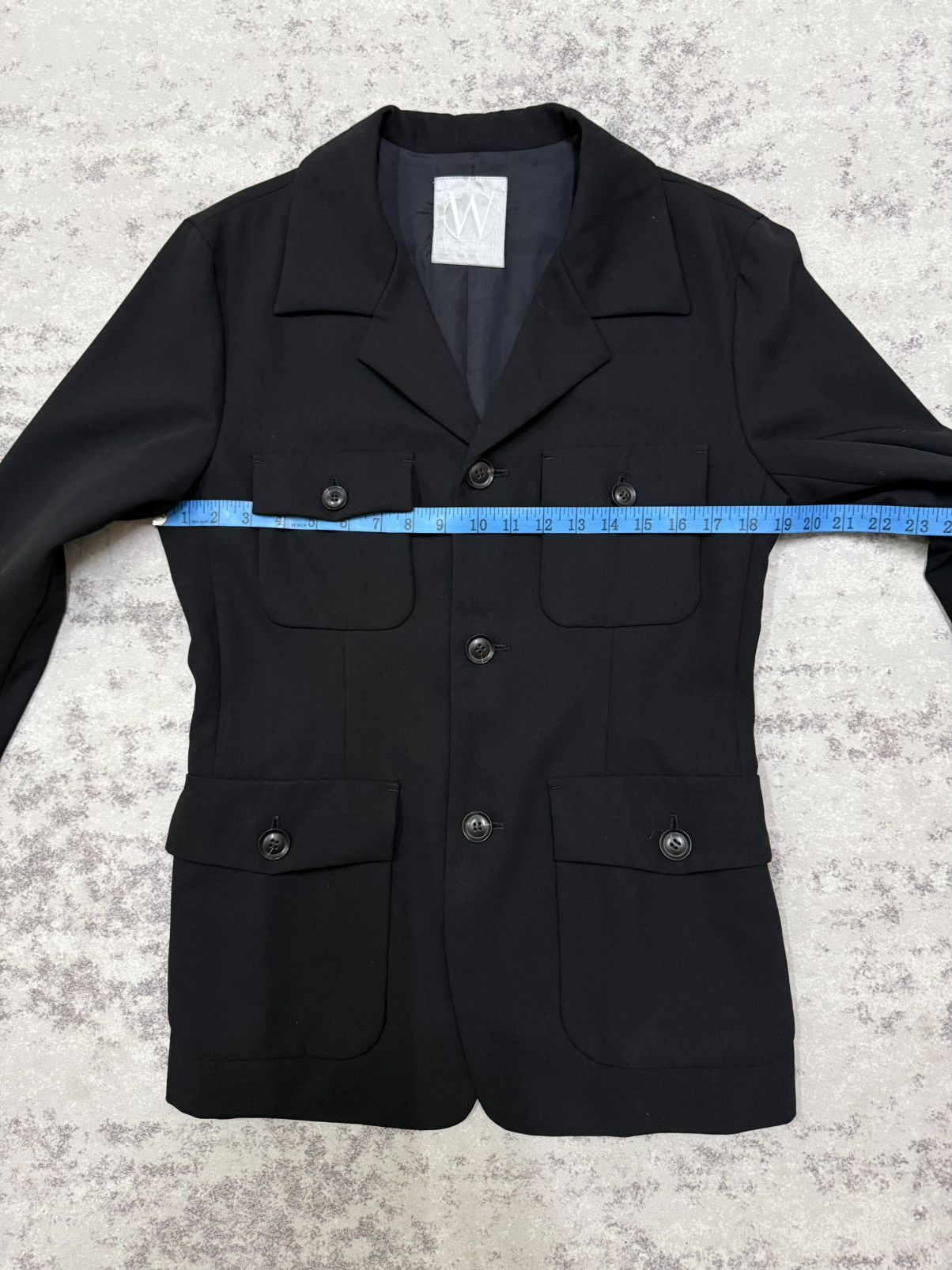 Yohji Yamamoto Yohji Yamamoto Workshop Flap Pocket Black Button Up Jacket Size US S / EU 44-46 / 1 - 15 Thumbnail