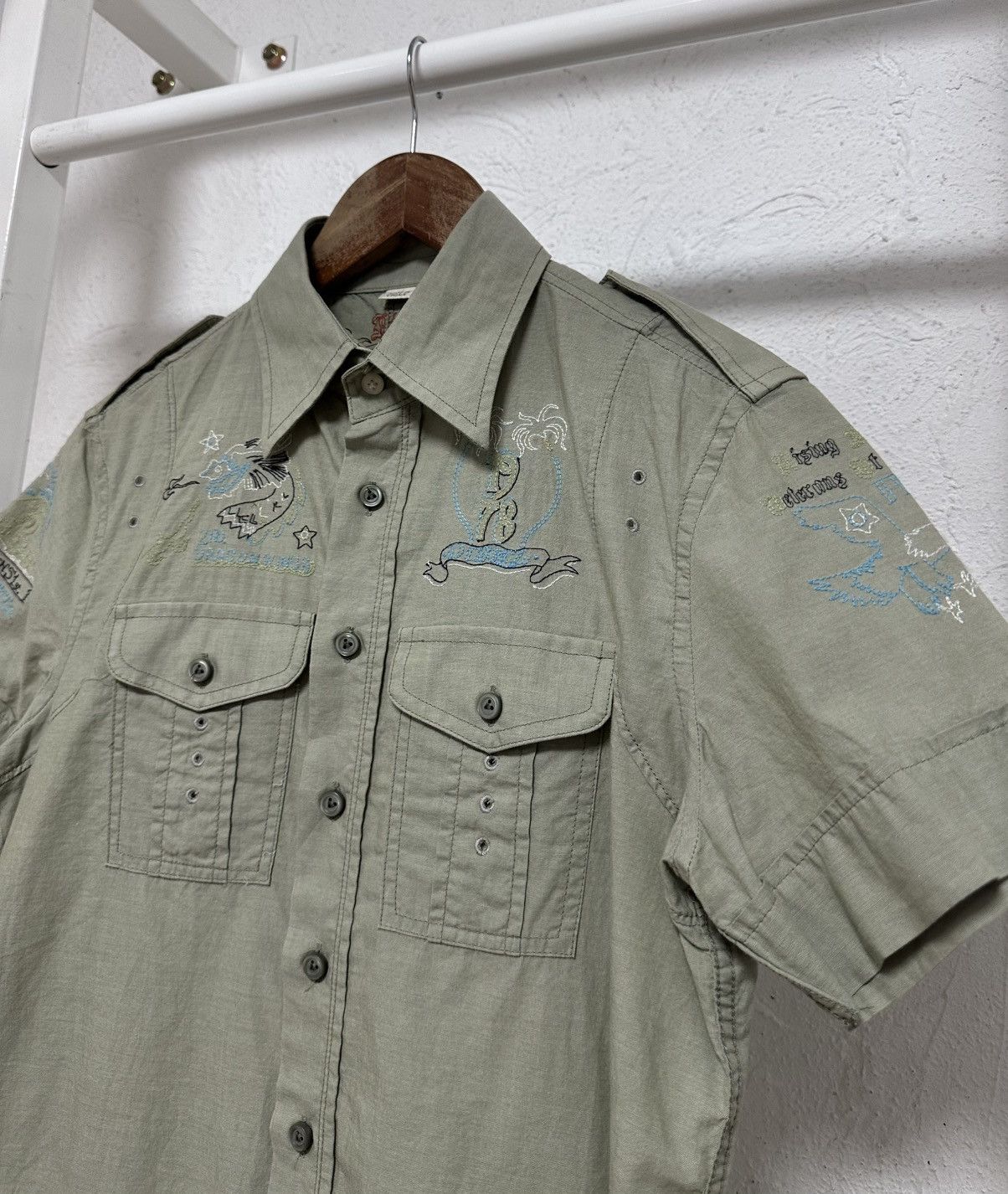 Diesel Diesel Polo Shirt Size S Avant-Garde Japanese Style Y2K 2000 Size S / US 4 / IT 40 - 2 Thumbnail