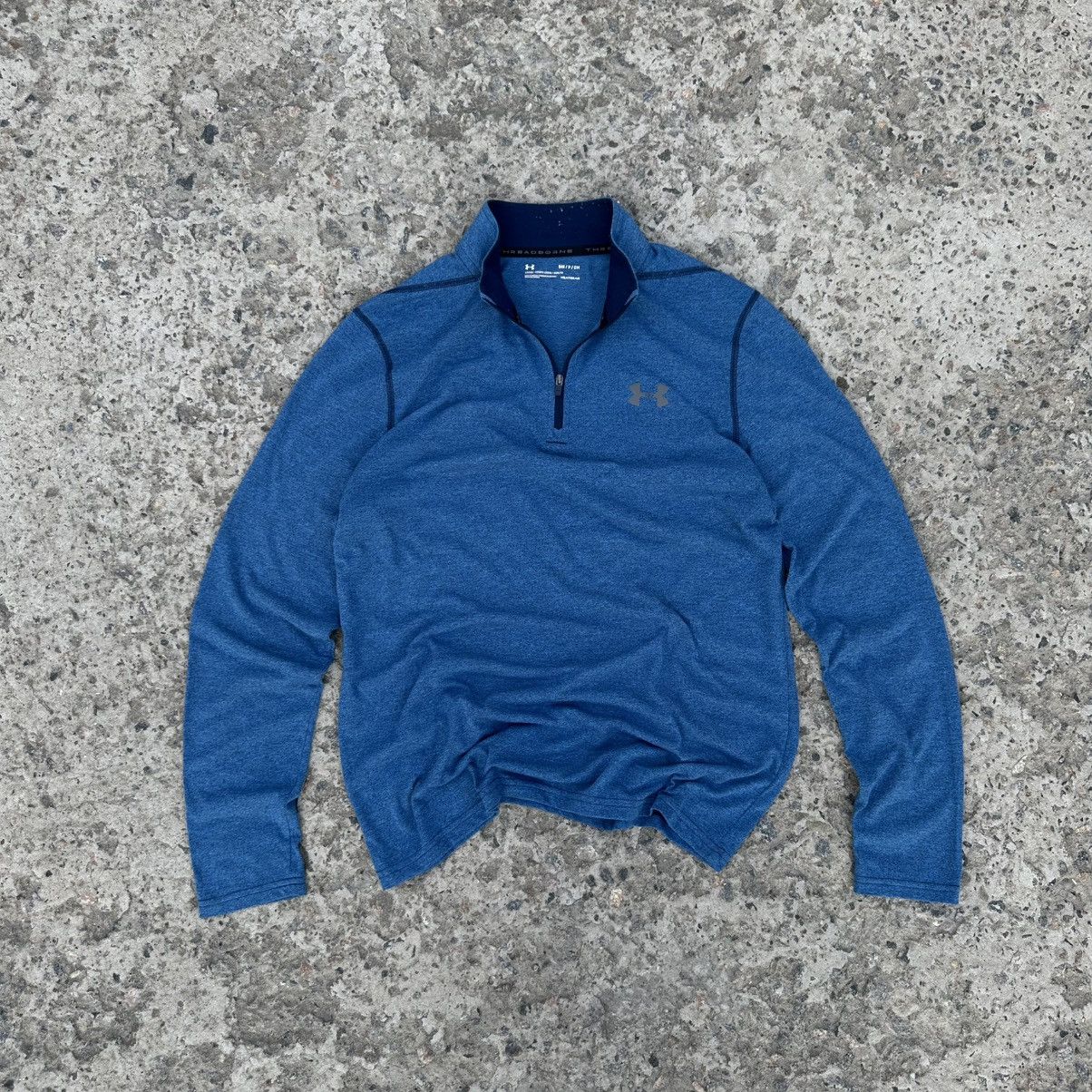 Under Armour Vintage Under Armour Zip 1/4 Sport-wear Y2K 00s Size US S / EU 44-46 / 1 - 1 Thumbnail